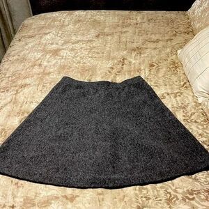 Tahari Wool Skirt A-line Gray wmns Sz 10
